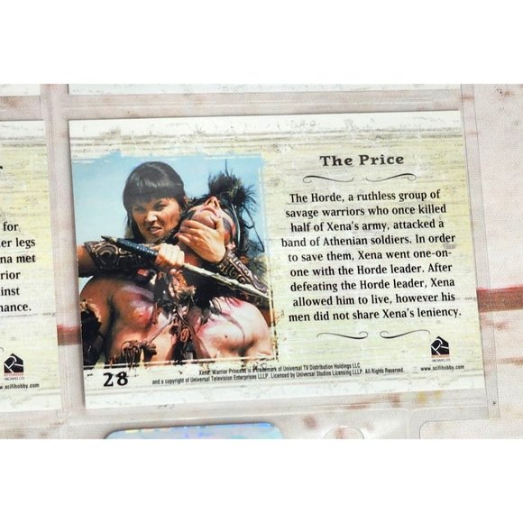 Xena Warrior Princess Collectible 9 Trading Card Bundle -Rittenhouse Archives - Picture 3 of 14